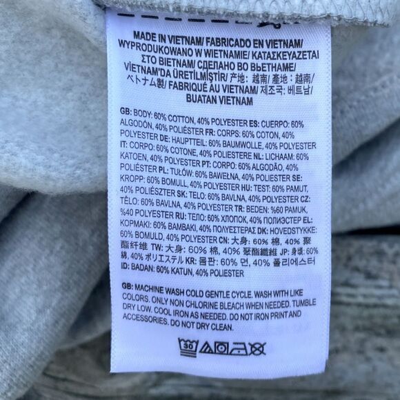 Vans Light Gray & Burgundy Logo Sweatshirt. Size Large. EUC! - Picture 5 of 5